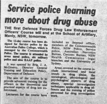 DRUGCSESERVICEPOLICEARICLE